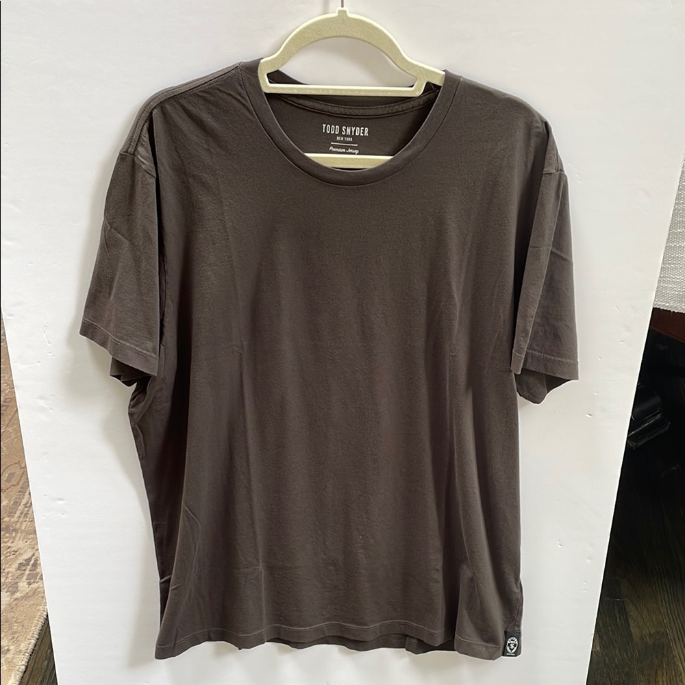 Todd Snyder Brown Short Sleeve Tee